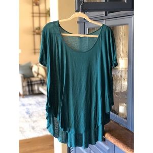 Silence + Noise Blue Tee